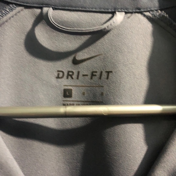 Nike grey active zip up sweatshirt - Picture 2 of 2